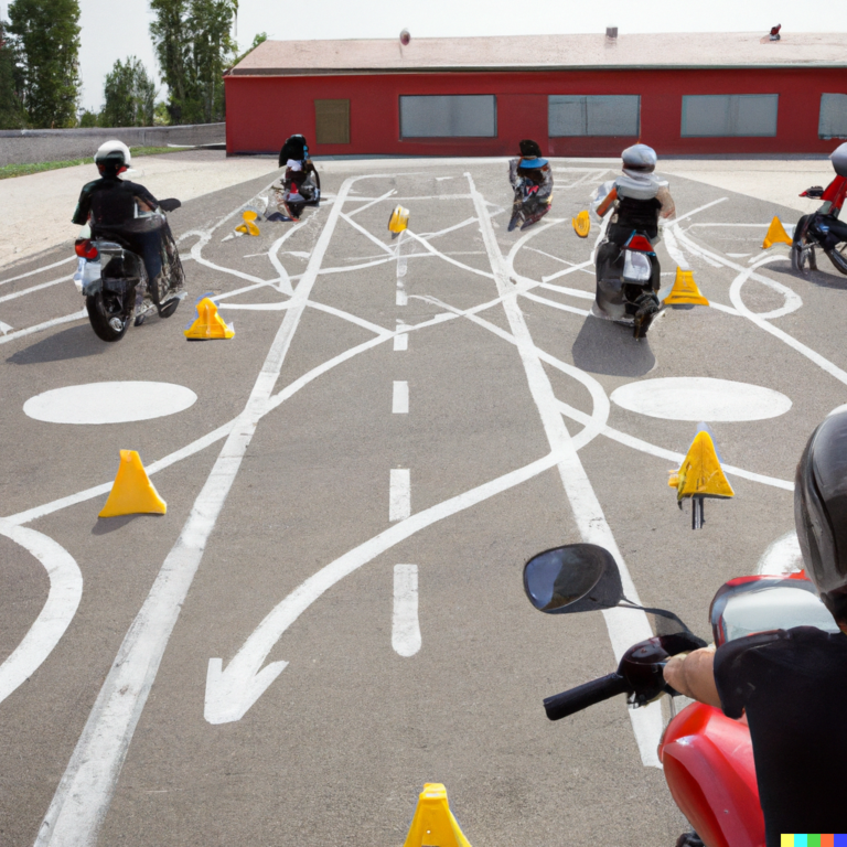 DALL·E 2023-02-03 15.59.33 - motorcycle driving school